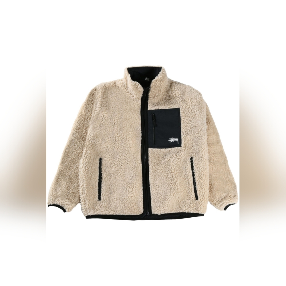 Brand new Authentic Stussy Sherpa Reversible Jacket - XL
